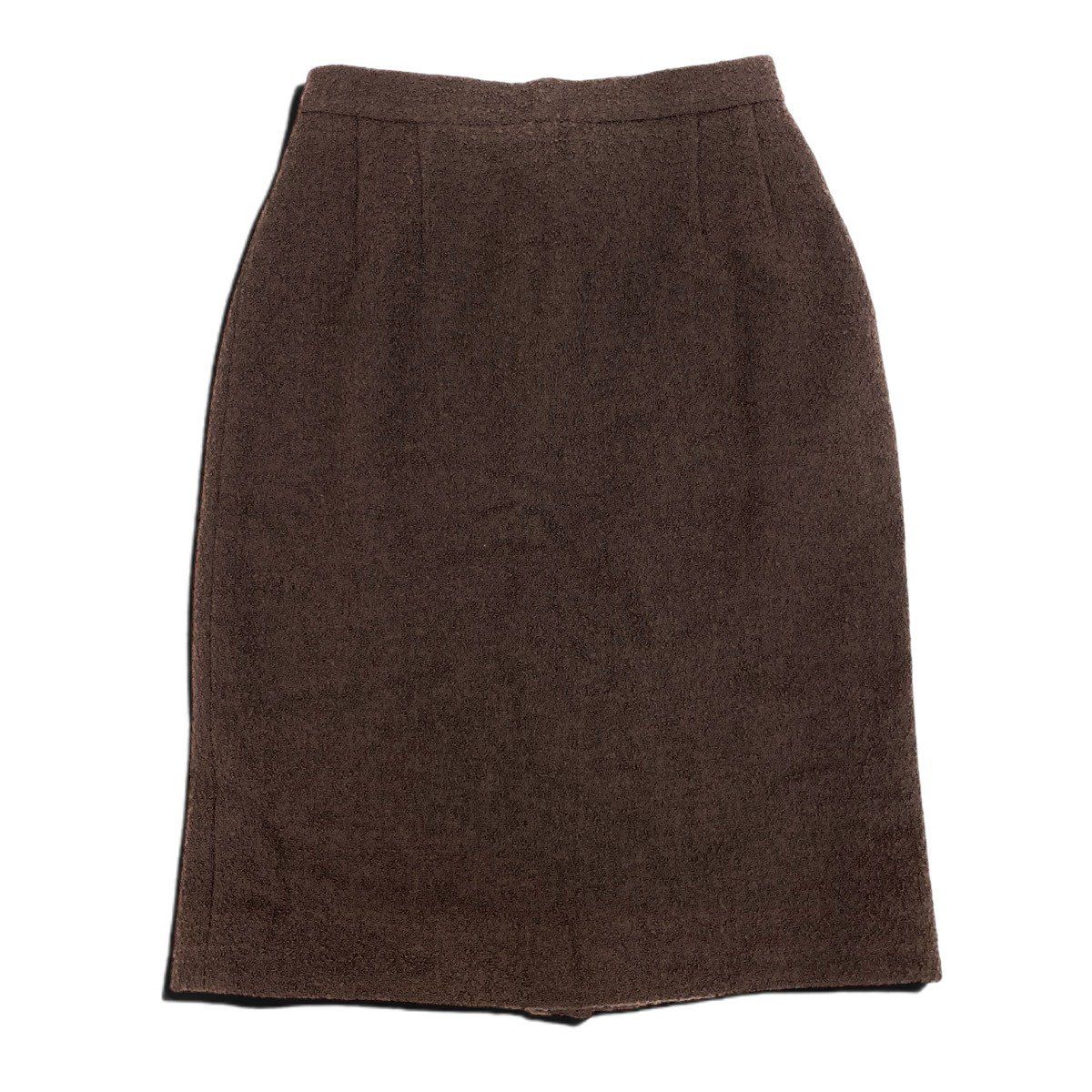 Chanel Tweed Pencil Skirt Brown — view 2