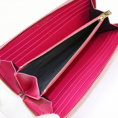 Saint Laurent Full Zip Wallet Cassandra Zip Around Calfskin — view 3