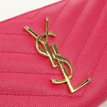 Saint Laurent Full Zip Wallet Cassandra Zip Around Calfskin — view 8