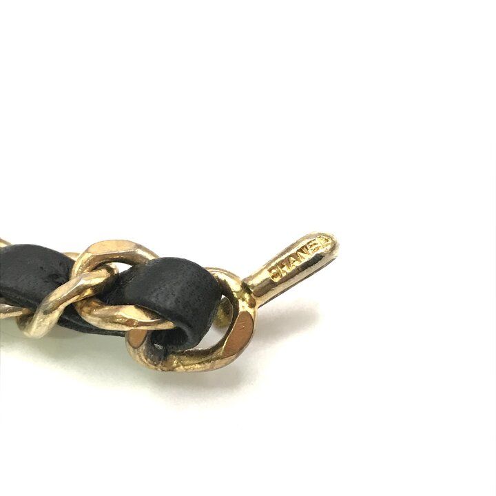 Chanel CC Logo Chain Belt Vintage Gold — view 6
