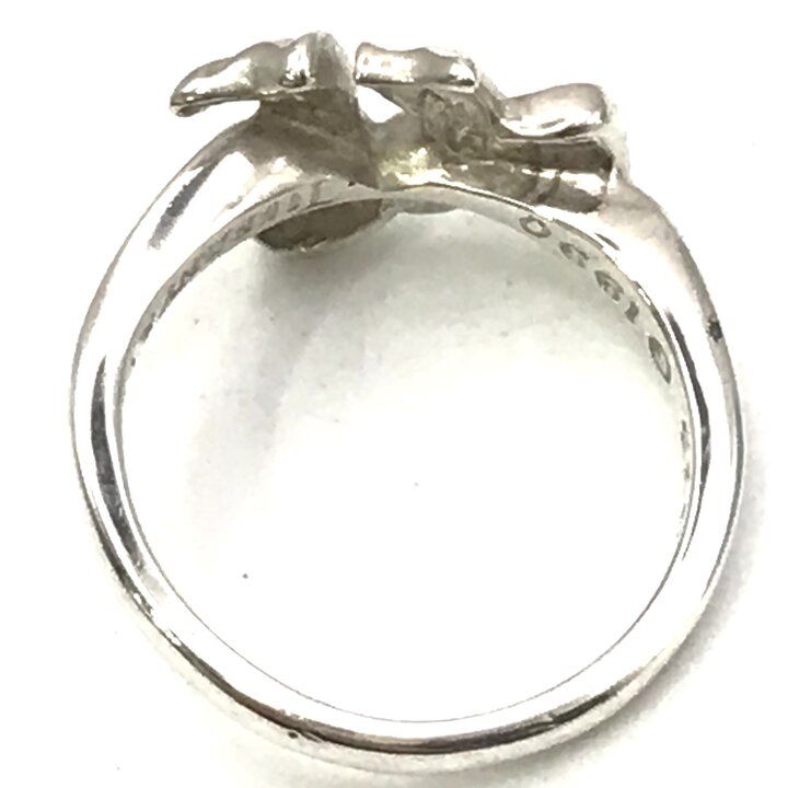 Tiffany & Co 925 Sterling Silver Ribbon Ring — view 8