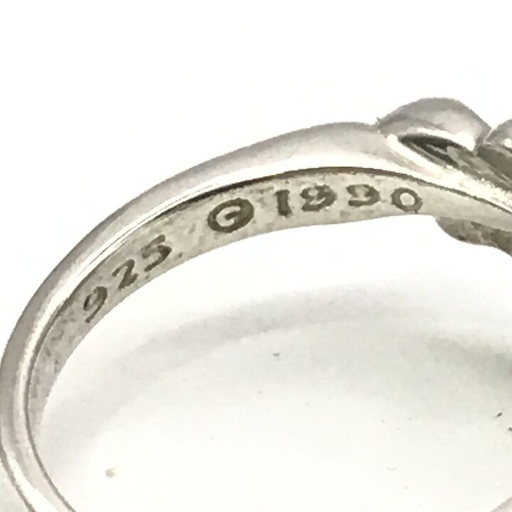 Tiffany & Co 925 Sterling Silver Ribbon Ring — view 6