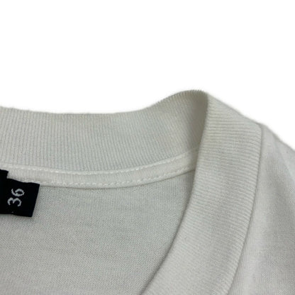 Dolce & Gabbana Short Sleeve T-Shirt S White Multi Crew Neck Lace — view 5