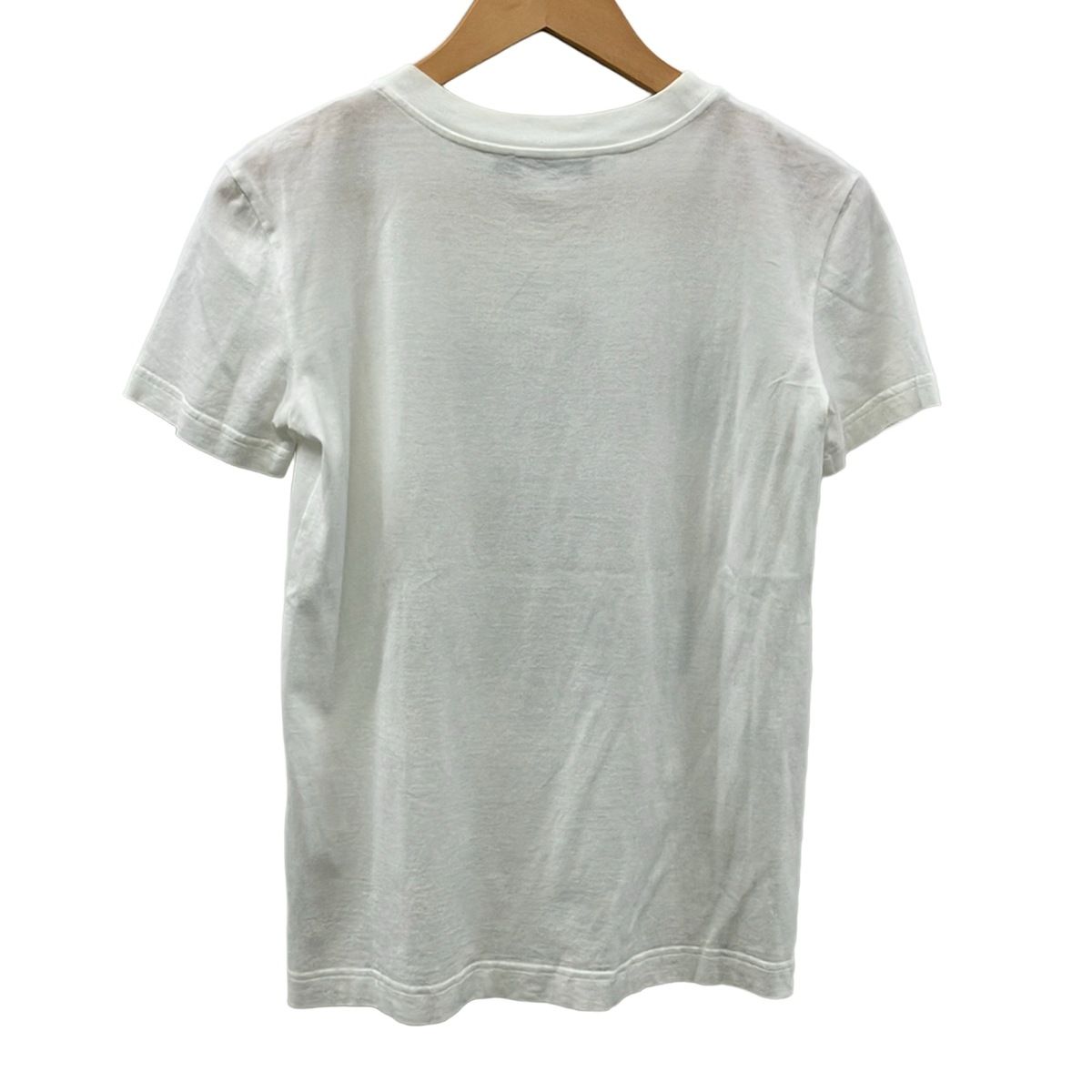 Dolce & Gabbana Short Sleeve T-Shirt S White Multi Crew Neck Lace — view 2