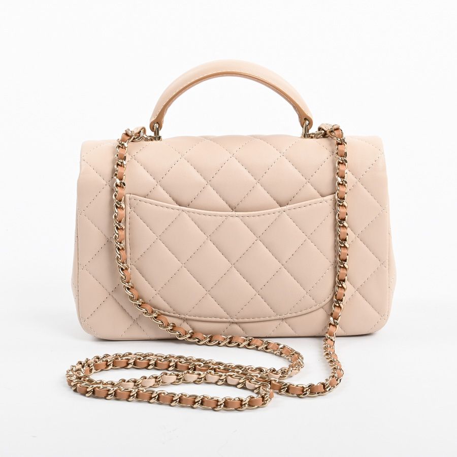 Chanel Handbag Top Handle Mini Flap Bag — view 3