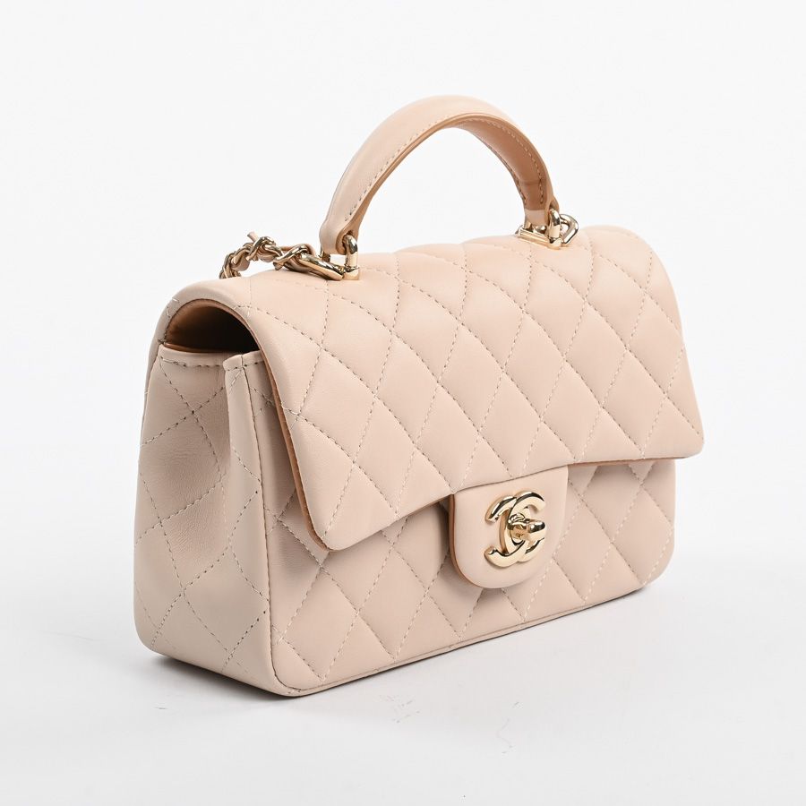 Chanel Handbag Top Handle Mini Flap Bag — view 2