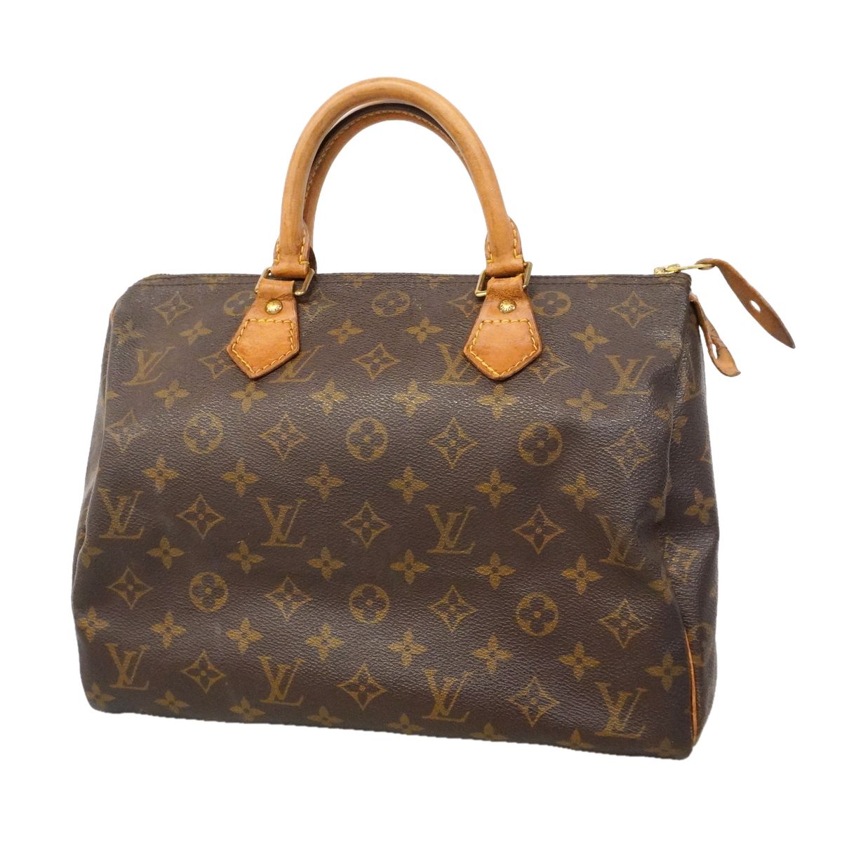Louis Vuitton Handbag Monogram Speedy 30 Brown