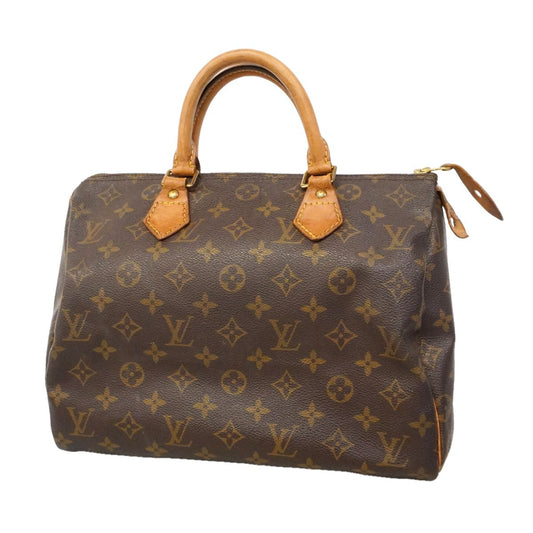 Louis Vuitton Handbag Monogram Speedy 30 Brown