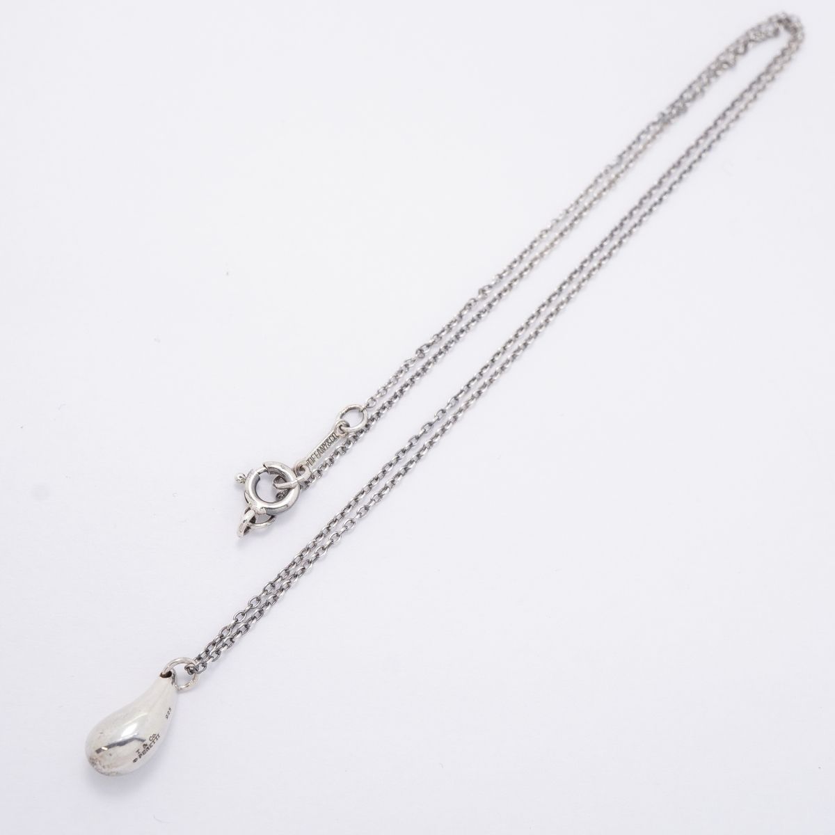 Tiffany & Co Necklace Teardrop 925 Sterling Silver — view 3