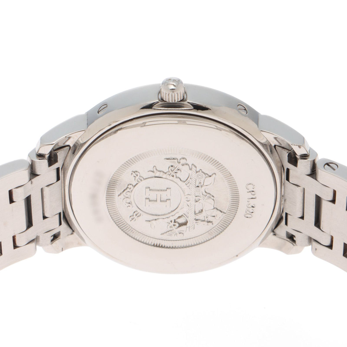 Hermes Clipper Watch Stainless Steel Shell Quartz — view 5