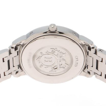 Hermes Clipper Watch Stainless Steel Shell Quartz — view 5