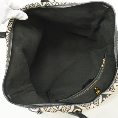 Louis Vuitton Tote Monogram Jacquard Neverfull MM Black Gray — view 4