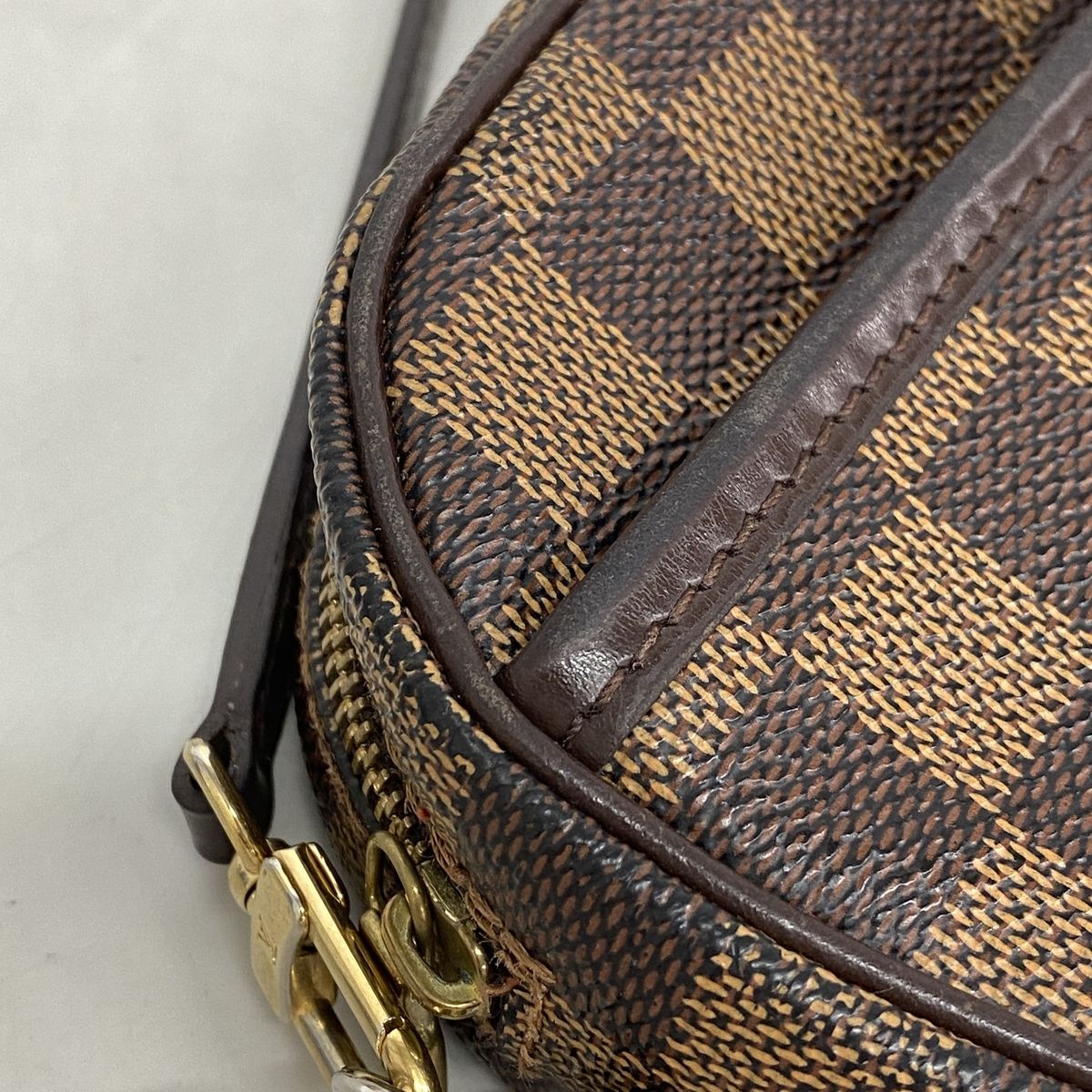 Louis Vuitton Shoulder Bag Damier Pochette Ipanema Ebene — view 7