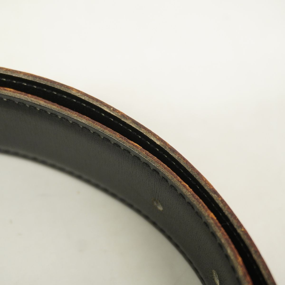 Hermes Belt Constance Courchevel Box Calf Gold Black — view 4