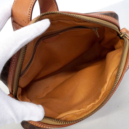 Celine Shoulder Bag Macadam Brown Gold — view 4