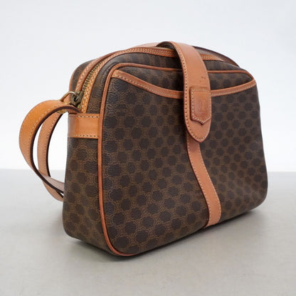 Celine Shoulder Bag Macadam Brown Gold — view 2