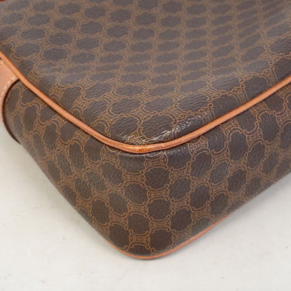 Celine Shoulder Bag Macadam Brown Gold — view 6