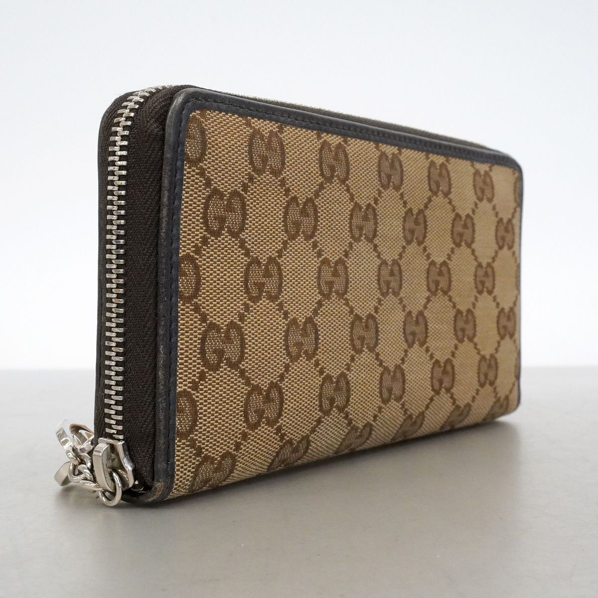 Gucci Wallet GG Canvas Brown Gold — view 2