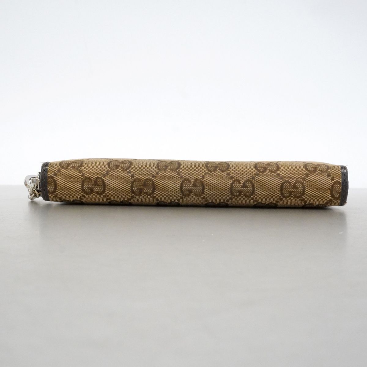 Gucci Wallet GG Canvas Brown Gold — view 3