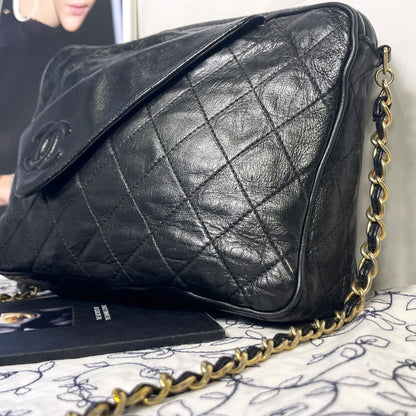 Chanel Camera Bag Fringe Quilted CC Logo — view 5