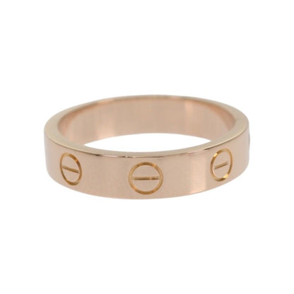 Cartier Love Ring Small 18k Pink Gold Diamond — view 6