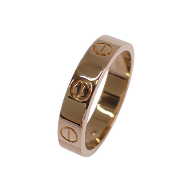 Cartier Love Ring Small 18k Pink Gold Diamond — view 2