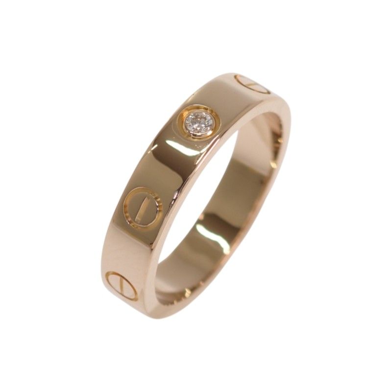 Cartier Love Ring Small 18k Pink Gold Diamond
