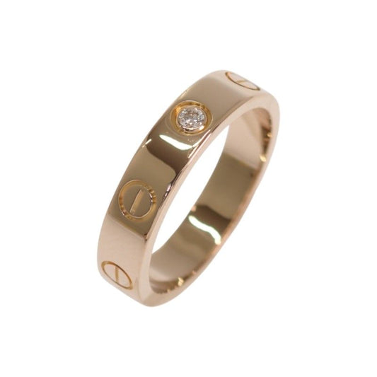 Cartier Love Ring Small 18k Pink Gold Diamond