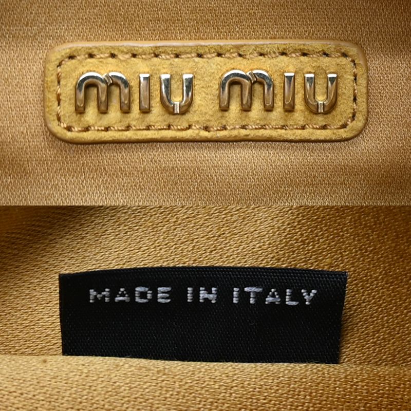 Miu Miu Handbag Yellow — view 8