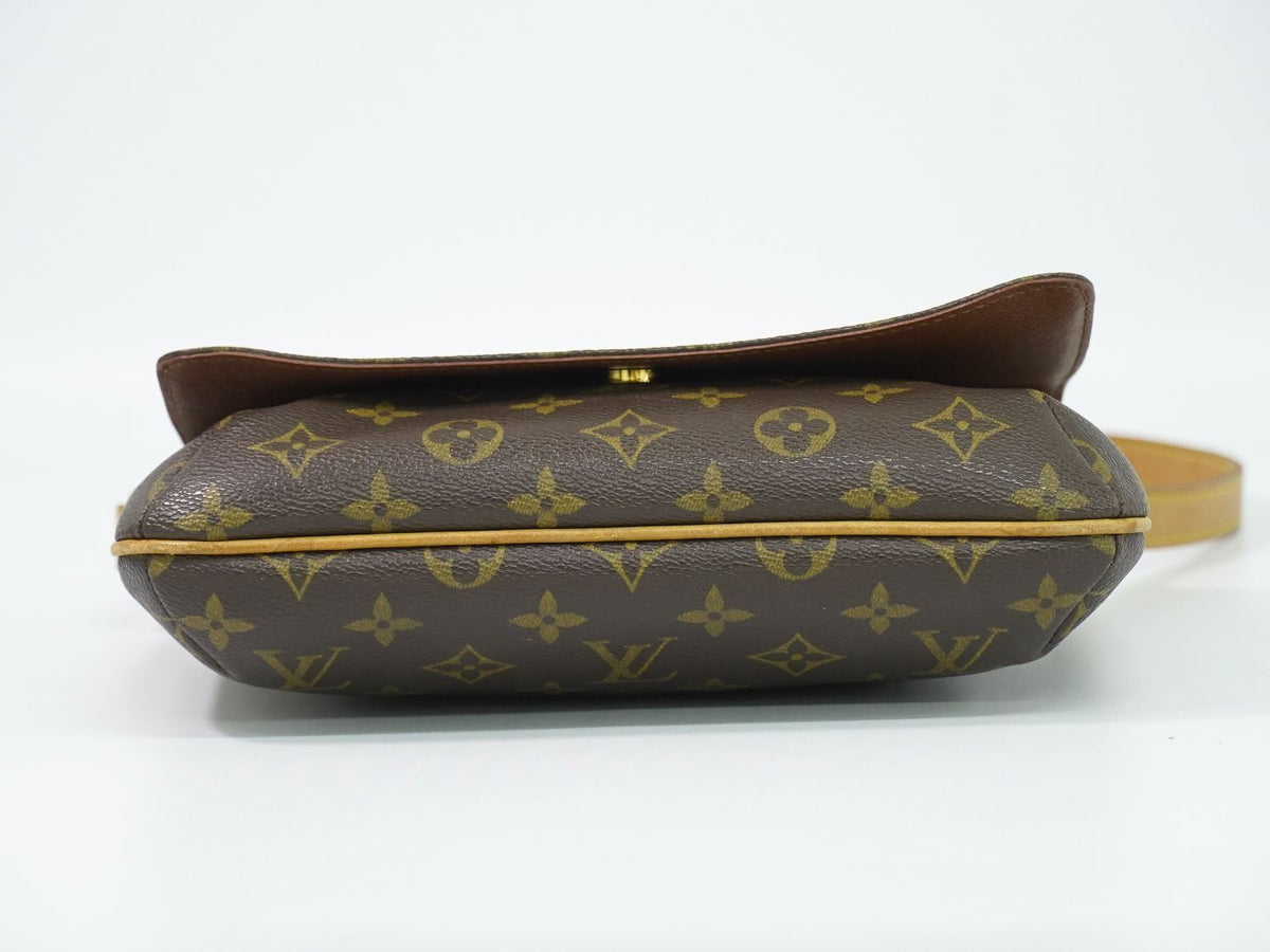 Louis Vuitton LV Musette Tango Short Monogram Shoulder Bag Brown — view 3