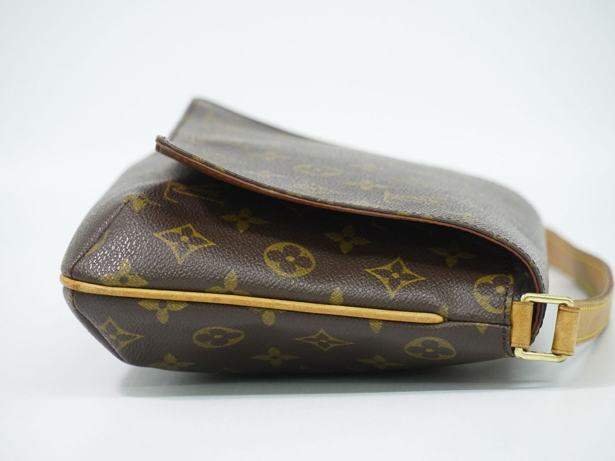 Louis Vuitton LV Musette Tango Short Monogram Shoulder Bag Brown — view 4