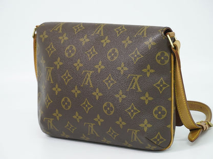 Louis Vuitton LV Musette Tango Short Monogram Shoulder Bag Brown — view 2
