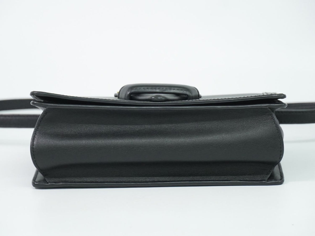 Loewe Barcelona Shoulder Bag Pochette Leather Black — view 3