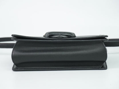Loewe Barcelona Shoulder Bag Pochette Leather Black — view 3