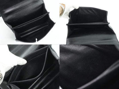 Loewe Barcelona Shoulder Bag Pochette Leather Black — view 8