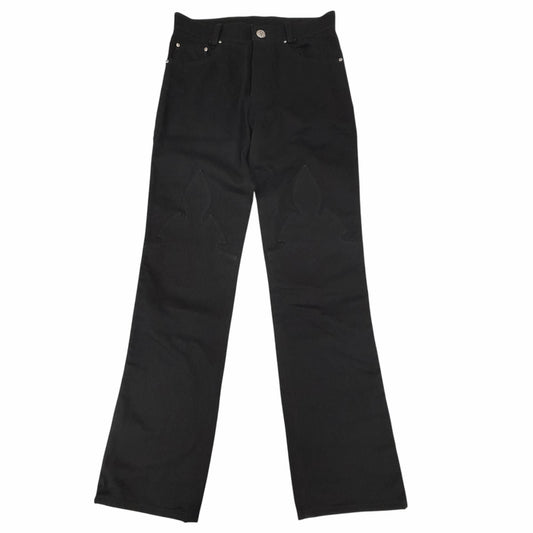 Chrome Hearts Cotton 100% Flairnie Horseshoe Button Denim Pants Black 29