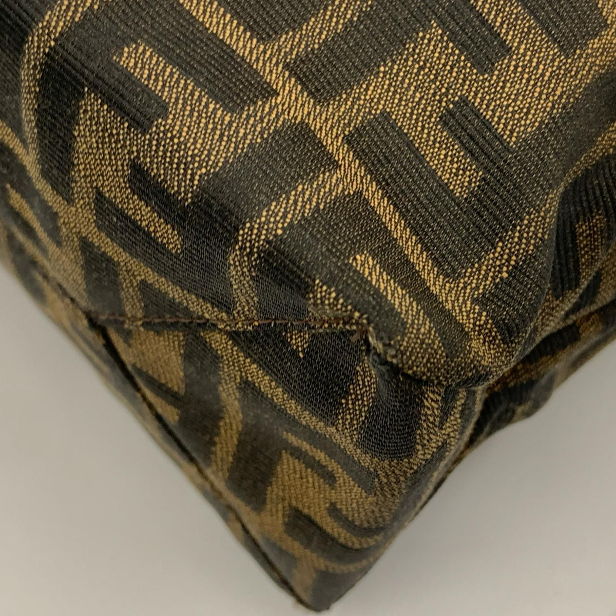 Fendi Zucca Tote Bag Shopping Brown — view 7
