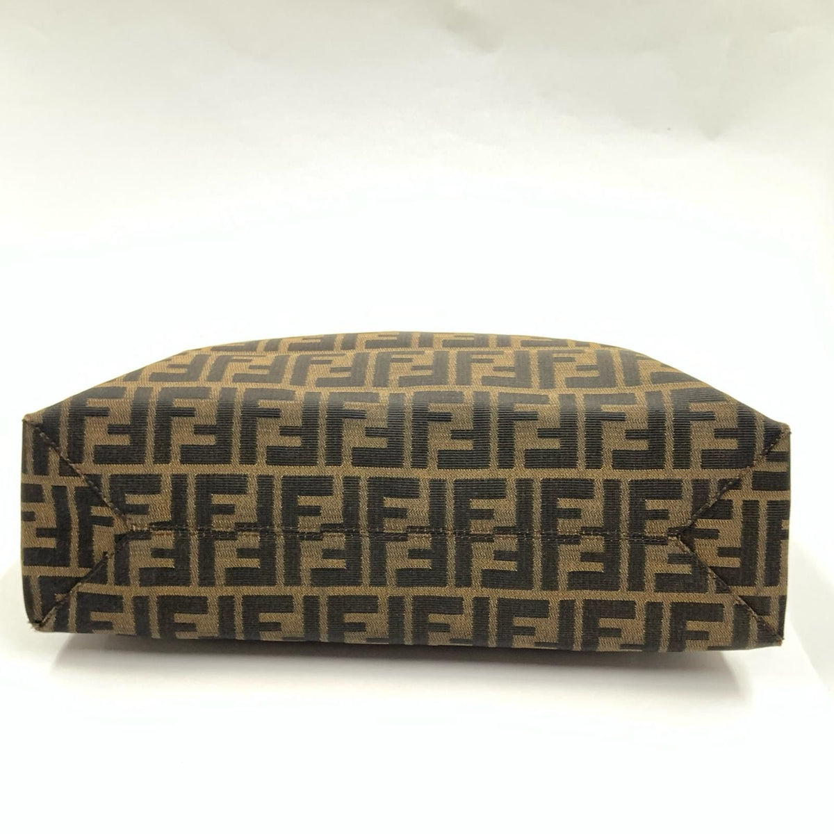 Fendi Zucca Tote Bag Shopping Brown — view 4