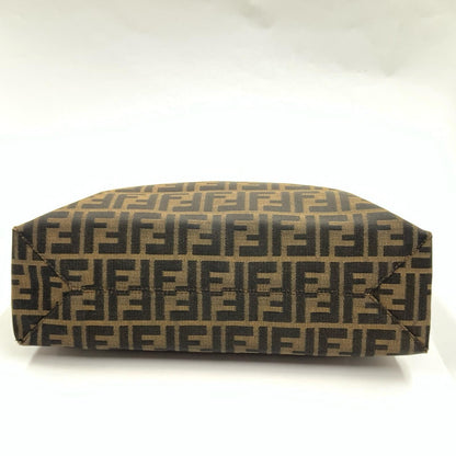 Fendi Zucca Tote Bag Shopping Brown — view 4