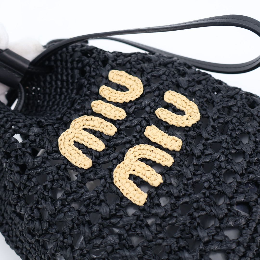 Miu Miu Basket Woven Fabric Mini Bag — view 3