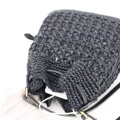 Miu Miu Basket Woven Fabric Mini Bag — view 2