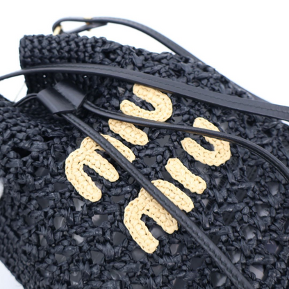 Miu Miu Basket Woven Fabric Mini Bag — view 4