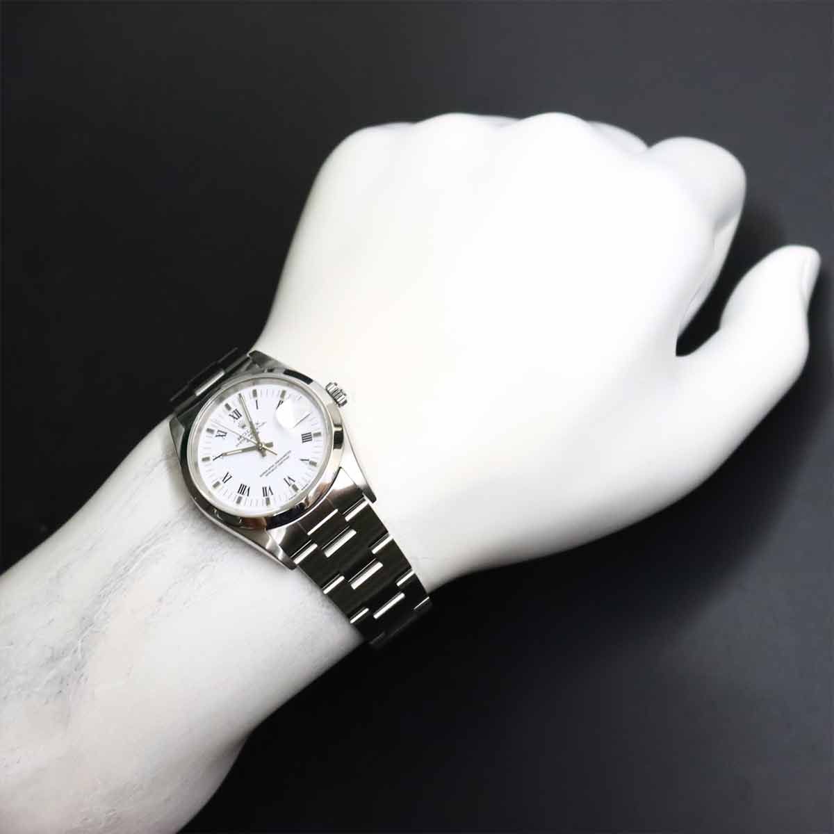Rolex Oyster Perpetual Date Watch White Automatic — view 3