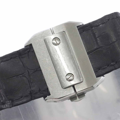 Cartier Santos LM Watch Silver Automatic — view 7