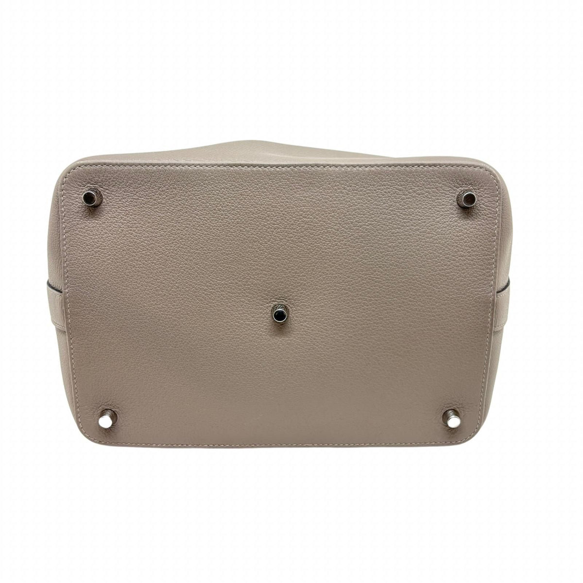 Hermes Toolbox 26 Gray Asphalt Silver Shoulder Bag Evercolor — view 4