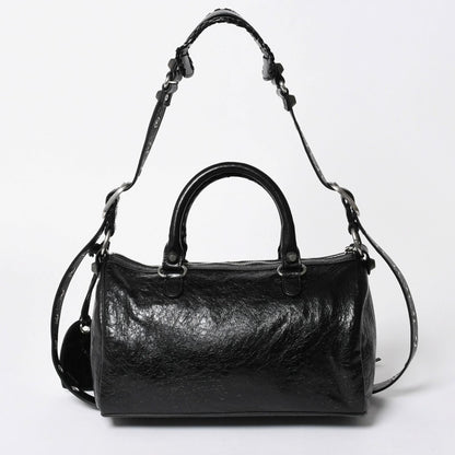Balenciaga Le Cagole Duffle Medium Black 2-Way Silver — view 2