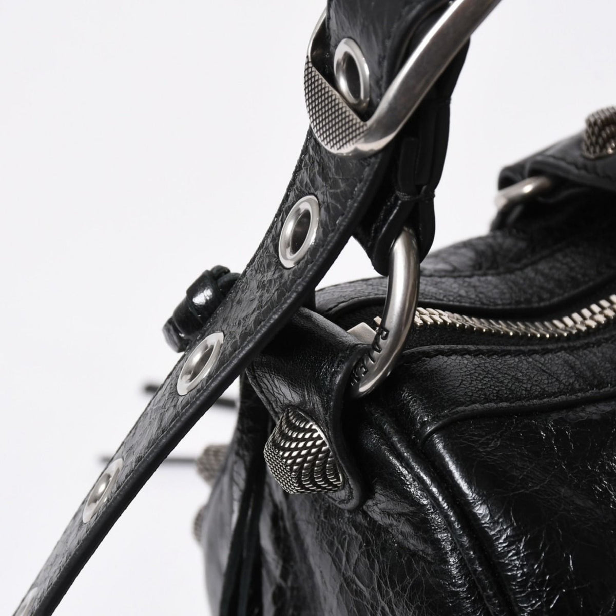 Balenciaga Le Cagole Duffle Medium Black 2-Way Silver — view 7