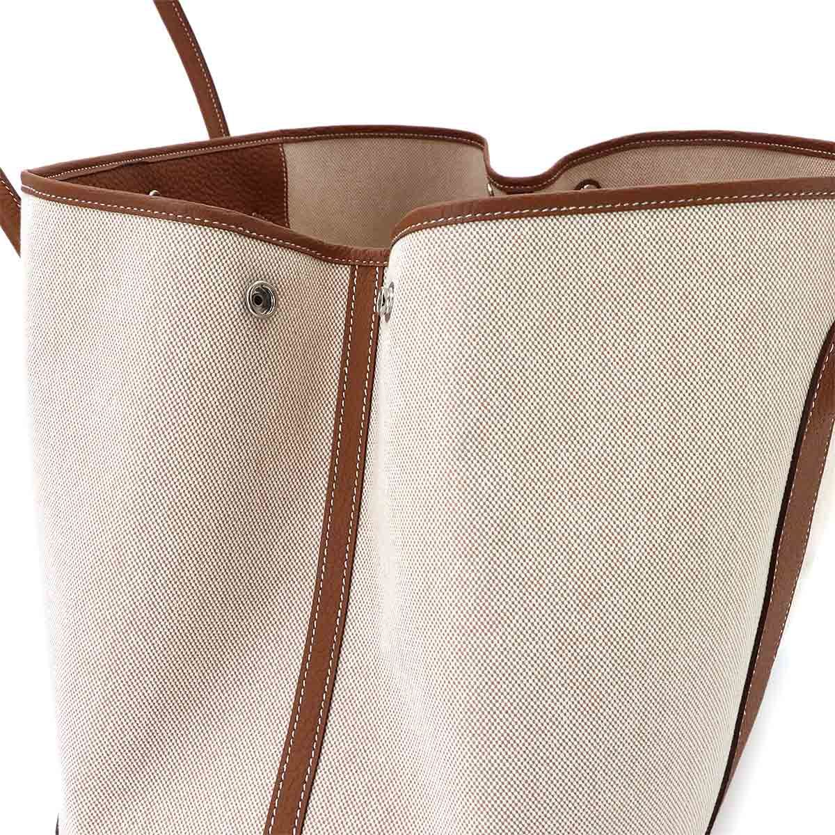 Hermes Neo Garden Party 41 Voyage Tote Bag Toile H Negonda Ecru — view 8