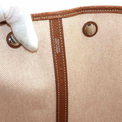 Hermes Neo Garden Party 41 Voyage Tote Bag Toile H Negonda Ecru — view 7
