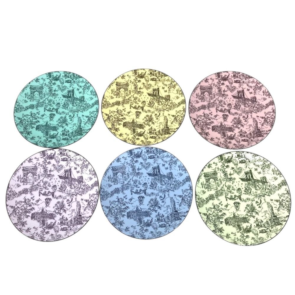 Tiffany & Co Plate Dessert Set Multicolor